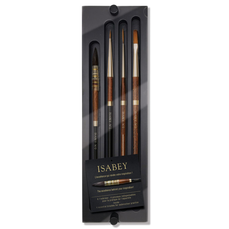 ISABEY Pinceau Repique 6229i N°6 – Kolinsky Sable – Forme Ronde – Qualité Professionnelle