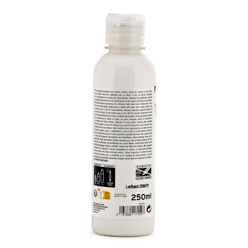Blanc opaque - Encre aquarelle Colorex 250ml Pébéo
