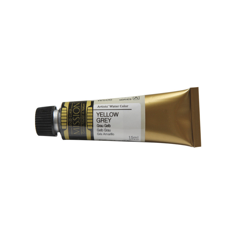 Gris amarillo - aquarelle Tube 15ml Gold Class Mijello