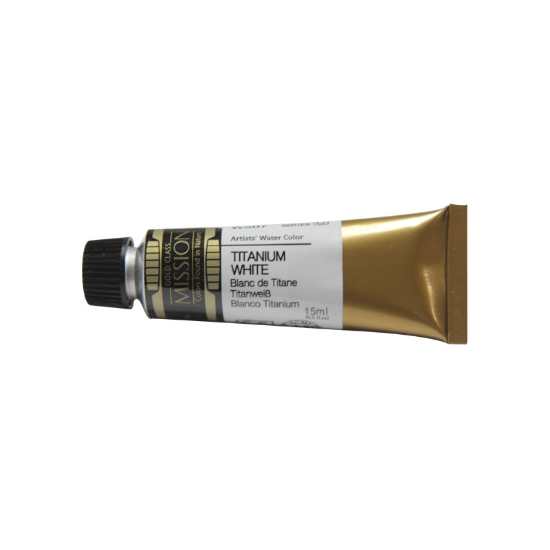 Blanc de titane - aquarelle Tube 15ml Gold Class Mijello