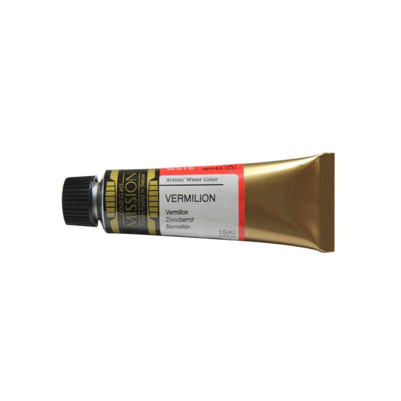 Vermillon - aquarelle Tube 15ml Gold Class Mijello
