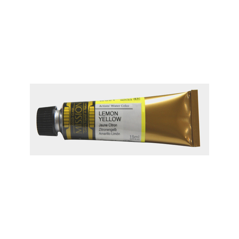 Jaune citron - aquarelle Tube 15ml Gold Class Mijello