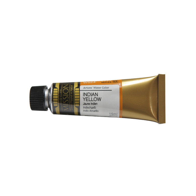Jaune indien - aquarelle Tube 15ml Gold Class Mijello