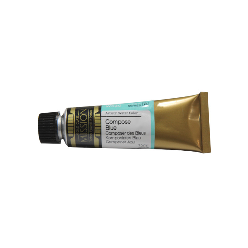 Bleu composé - aquarelle Tube 15ml Gold Class Mijello