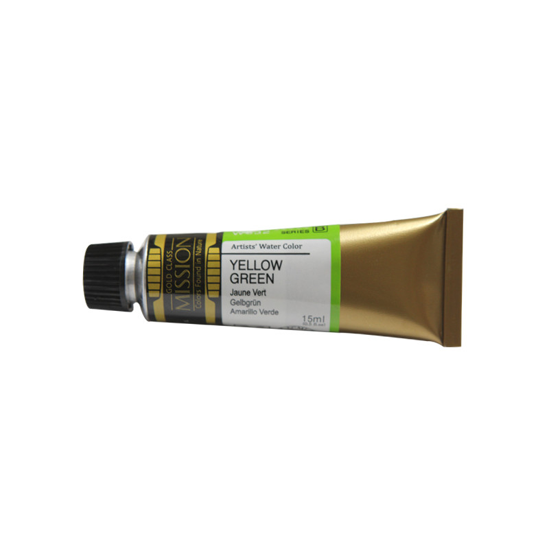 Jaune vert - aquarelle Tube 15ml Gold Class Mijello