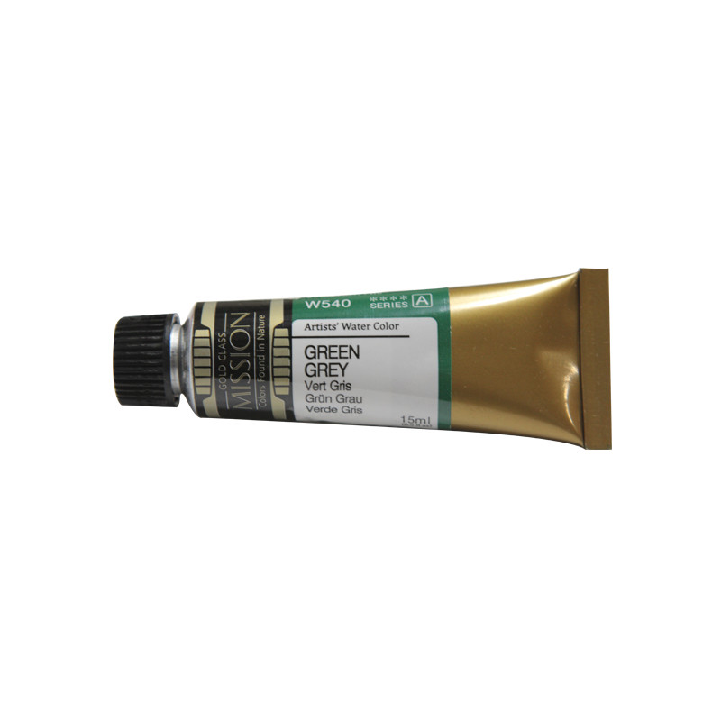 Vert gris - aquarelle Tube 15ml Gold Class Mijello