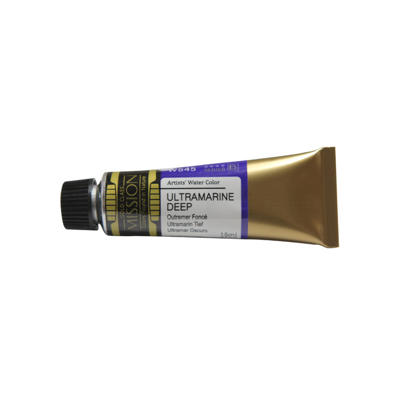 Outremer foncé - aquarelle Tube 15ml Gold Class Mijello