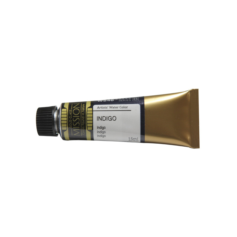 Indigo - aquarelle Tube 15ml Gold Class Mijello