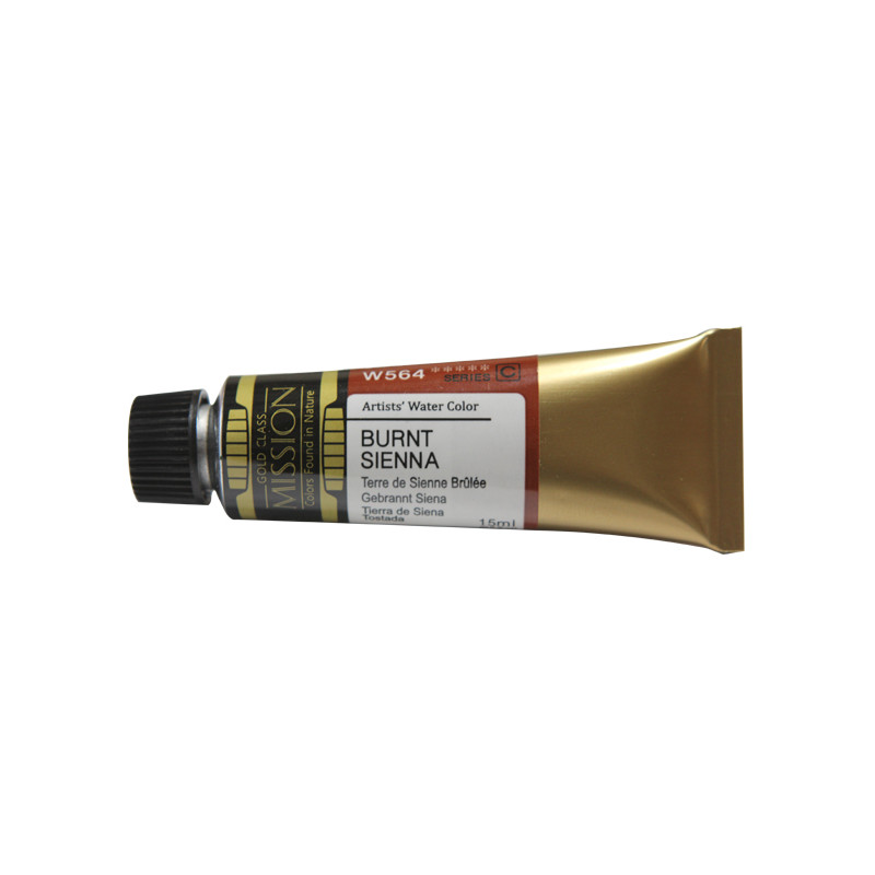 Terre de sienne brûlée No1- aquarelle Tube 15ml Gold Class Mijello
