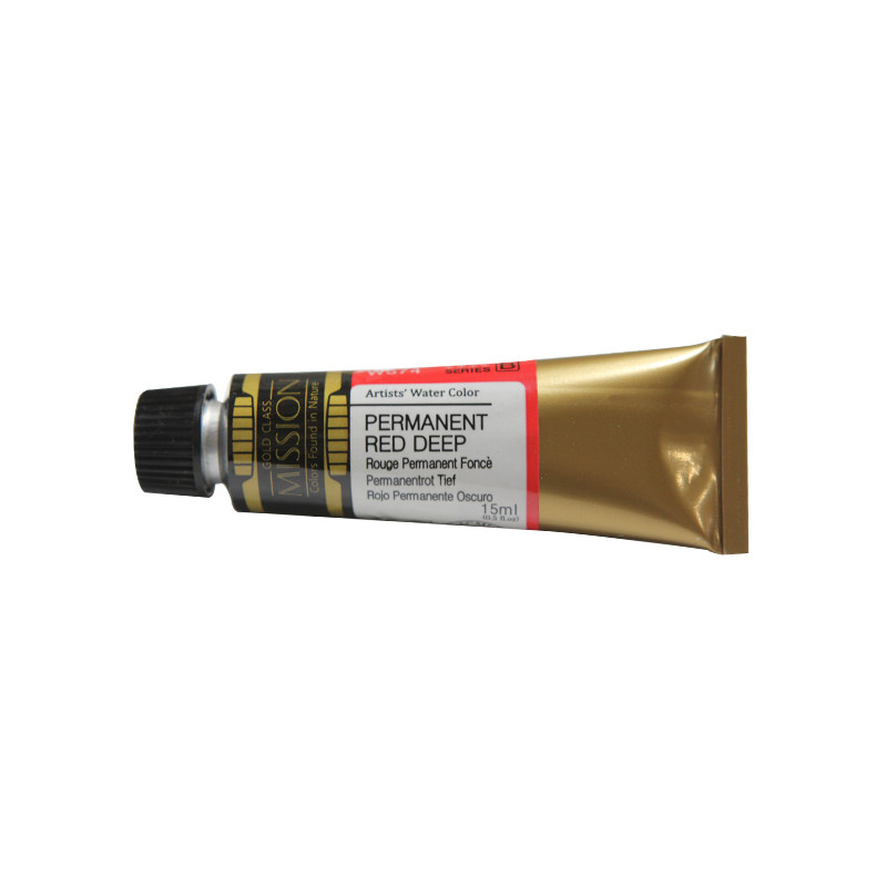 Rouge permanent fonc - aquarelle Tube 15ml Gold Class Mijello