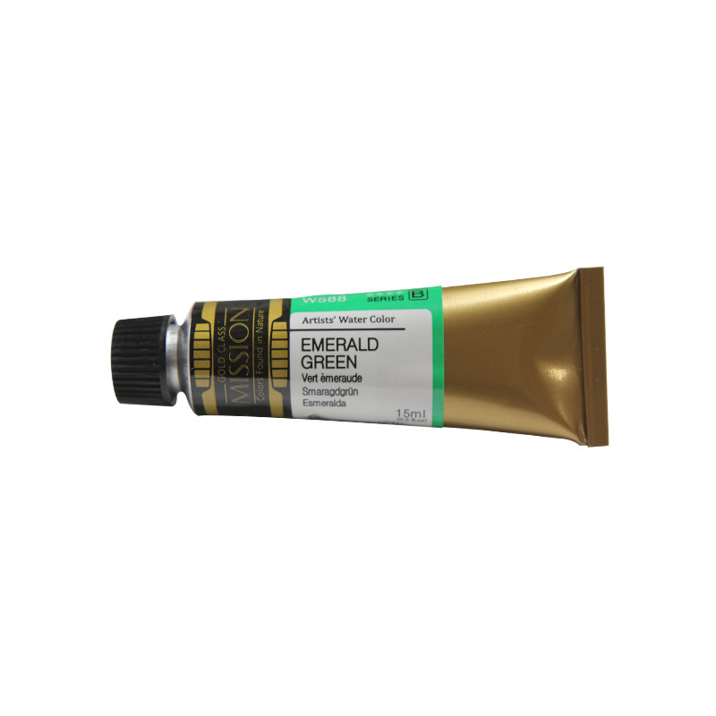 Vert émeraude - aquarelle Tube 15ml Gold Class Mijello