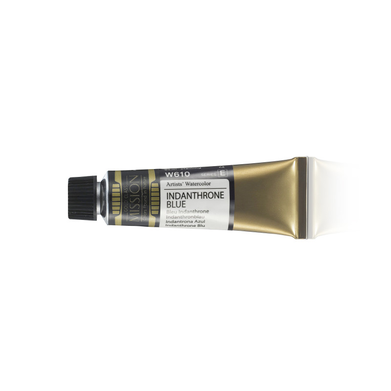 Bleu indanthrone - aquarelle Tube 15ml Gold Class Mijello