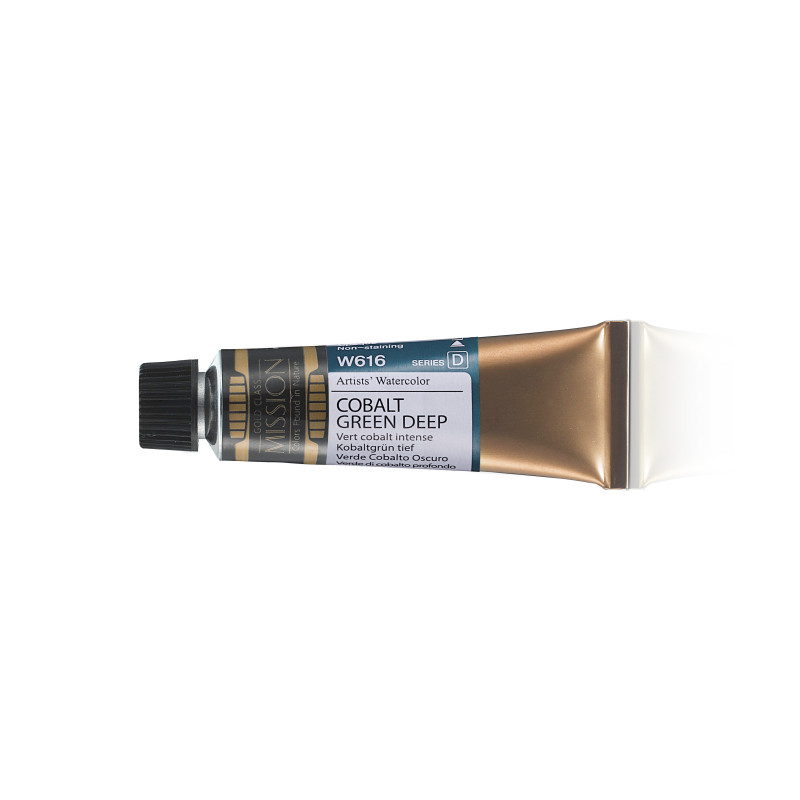 Vert cobalt intense - aquarelle Tube 15ml Gold Class Mijello