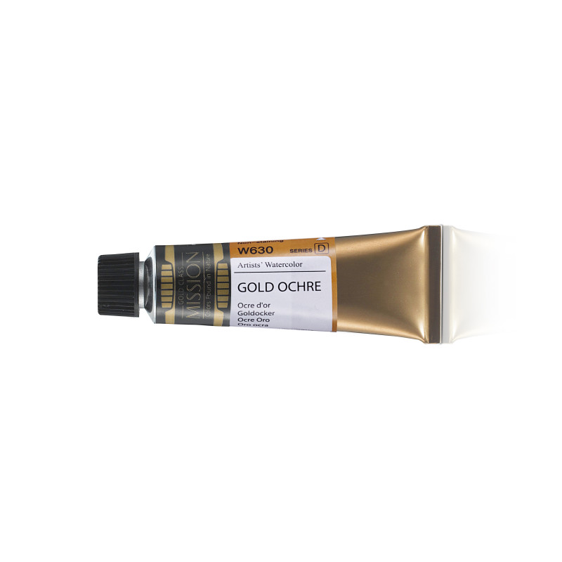 Ocre d'or - aquarelle Tube 15ml Gold Class Mijello