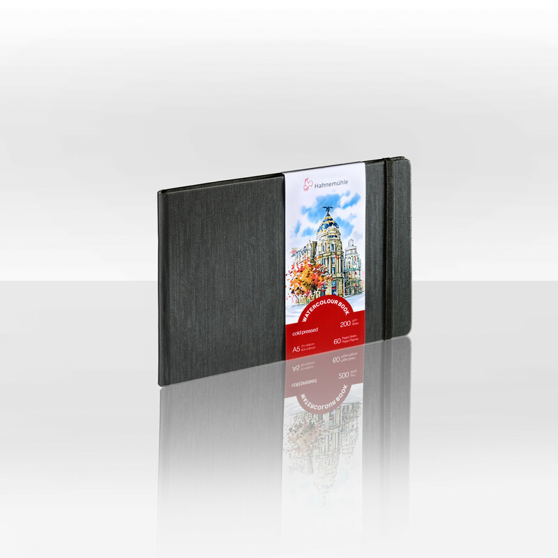 Watercolour book Hahnemühle 30f 200g grain fin A5 14,8x21paysage