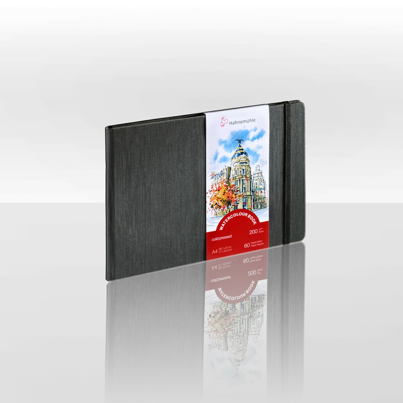 Watercolour book Hahnemühle 30f 200g grain fin A4 21x29,7paysage