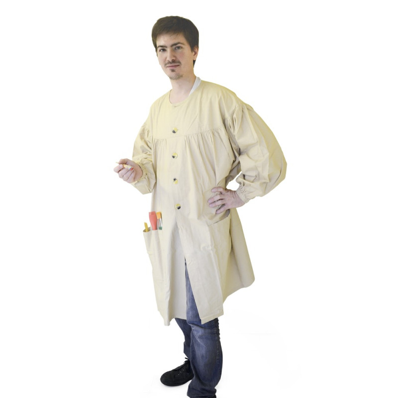 Blouse de peinture Corot beige modèle Homme 