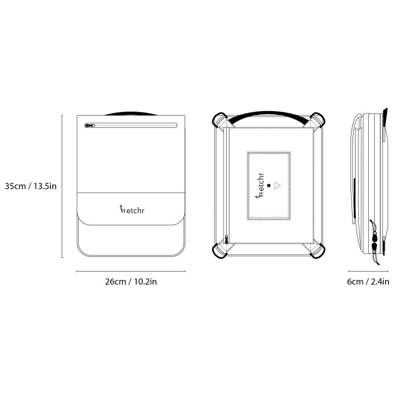 Sac d'art Slade Mini Etchr