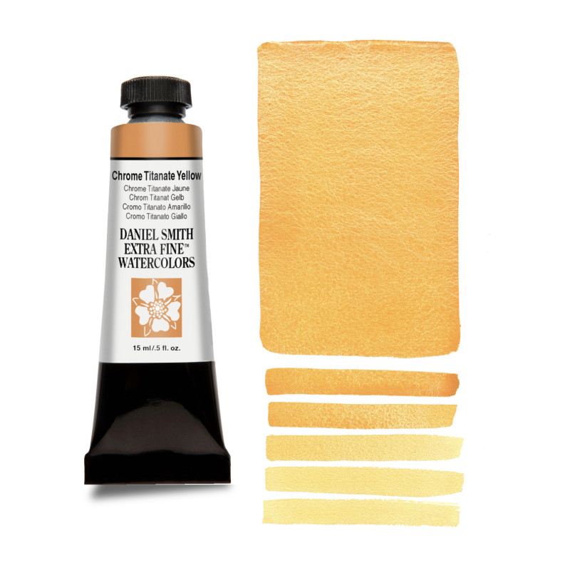 Chrome Titanate jaune - aquarelle extra-fine Tube 15ml Daniel Smith