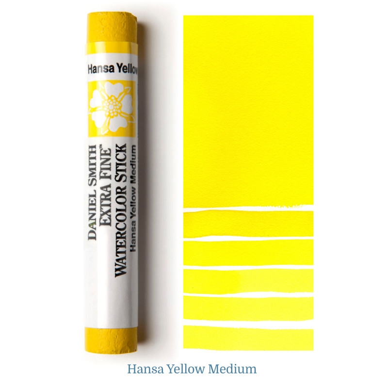 Jaune de hansa moyen - aquarelle extra-fine stick Daniel Smith
