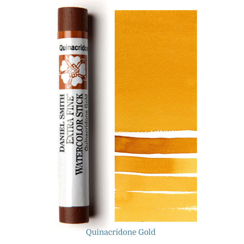 Or quinacridone - aquarelle extra-fine stick Daniel Smith