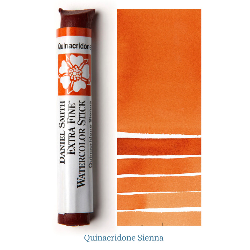 Sienne de quinacridone - aquarelle extra-fine stick Daniel Smith