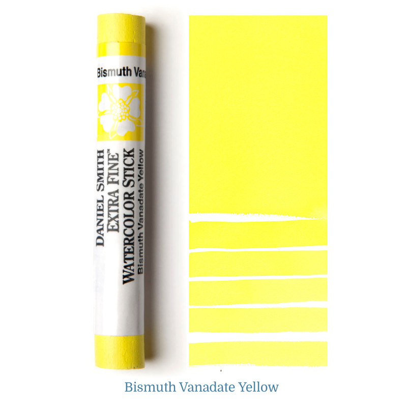 Jaune bismuth vanadate - aquarelle extra-fine stick Daniel Smith