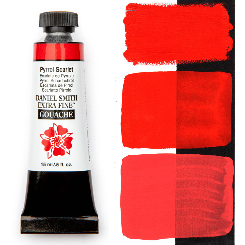 Ecarlate de pyrrole - gouache extra fine Tube 15 ml Daniel Smith