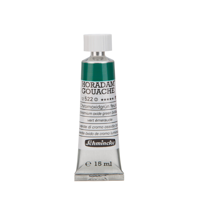 Vert émeraude - Gouache extra fine Tube 15 ml Schmincke Horadam