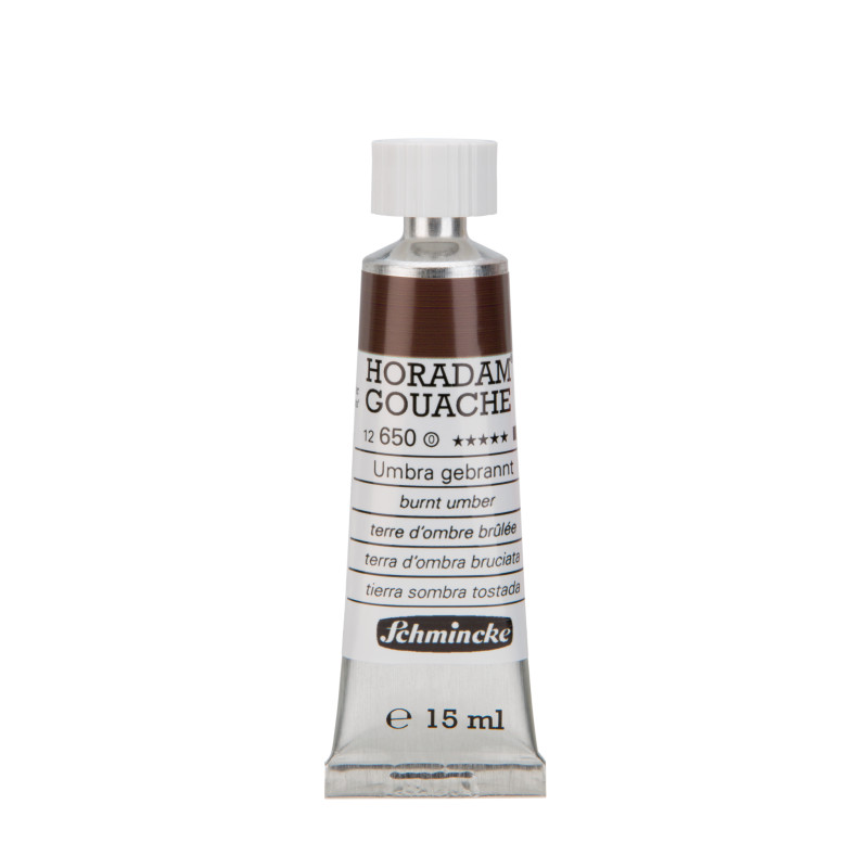 Terre d'ombre brûlée - Gouache extra fine Tube 15 ml Schmincke Horadam