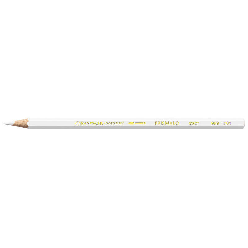 Blanc - crayon Caran d'Ache Prismalo 