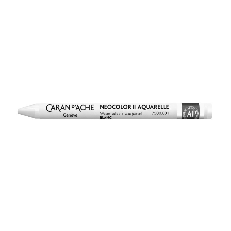 Blanc - pastel à la cire Caran d'Ache Neocolor II