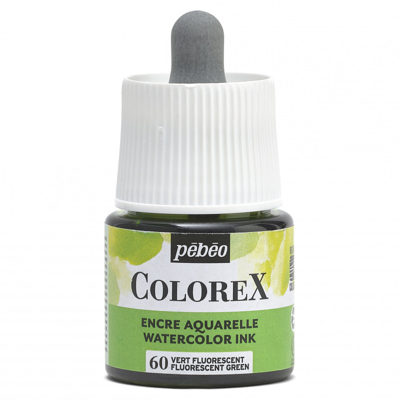 Pébéo Colorex Aquarell Tinte 250 Ml – Weiß, Samtiges Finish, Für Alle Medien