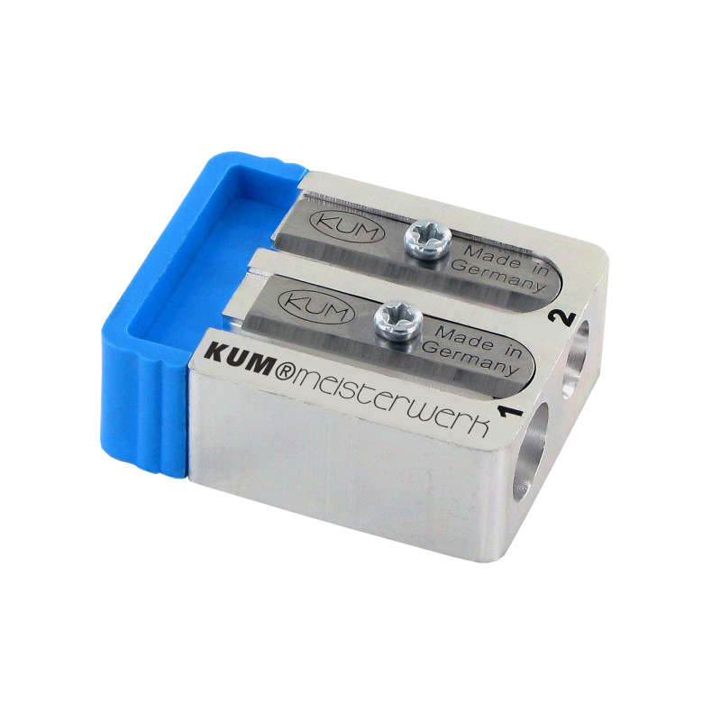 Taille-crayon longue pointe 8mm bleu AS2M Kum
