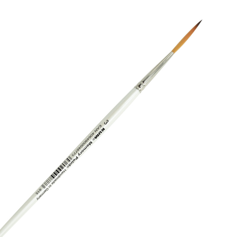 Pinceau aquarelle traînard Memory Point n°3 Kum