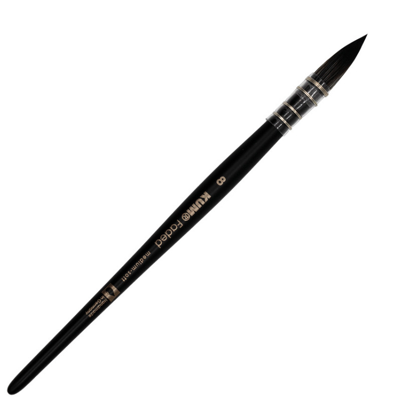 Pinceau aquarelle lavis rond Faded n°8 Kum
