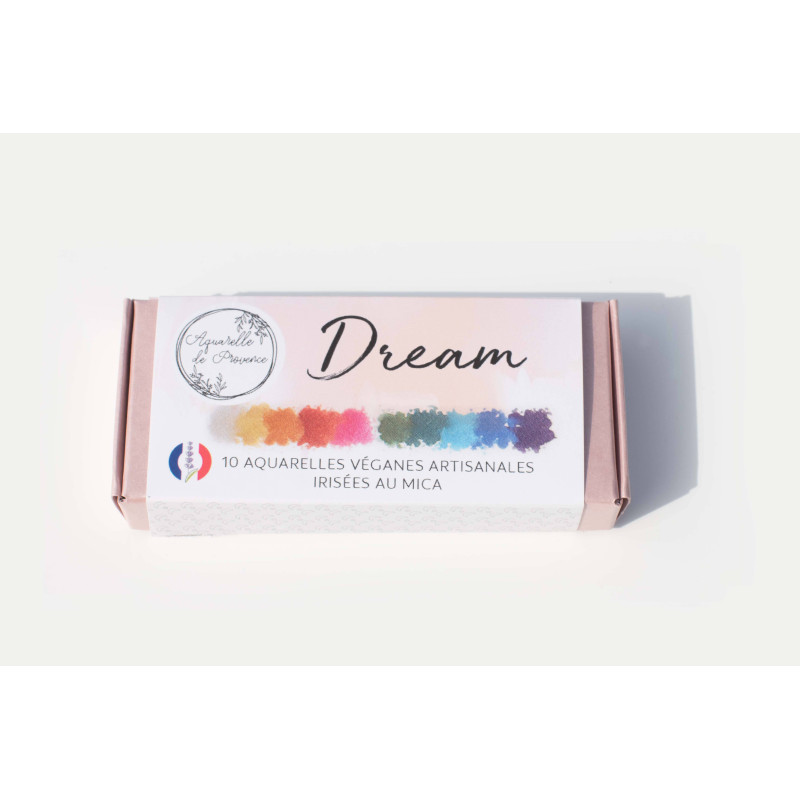 Palette Dream 10 1/2 godets aquarelles extra-fines véganes irisées