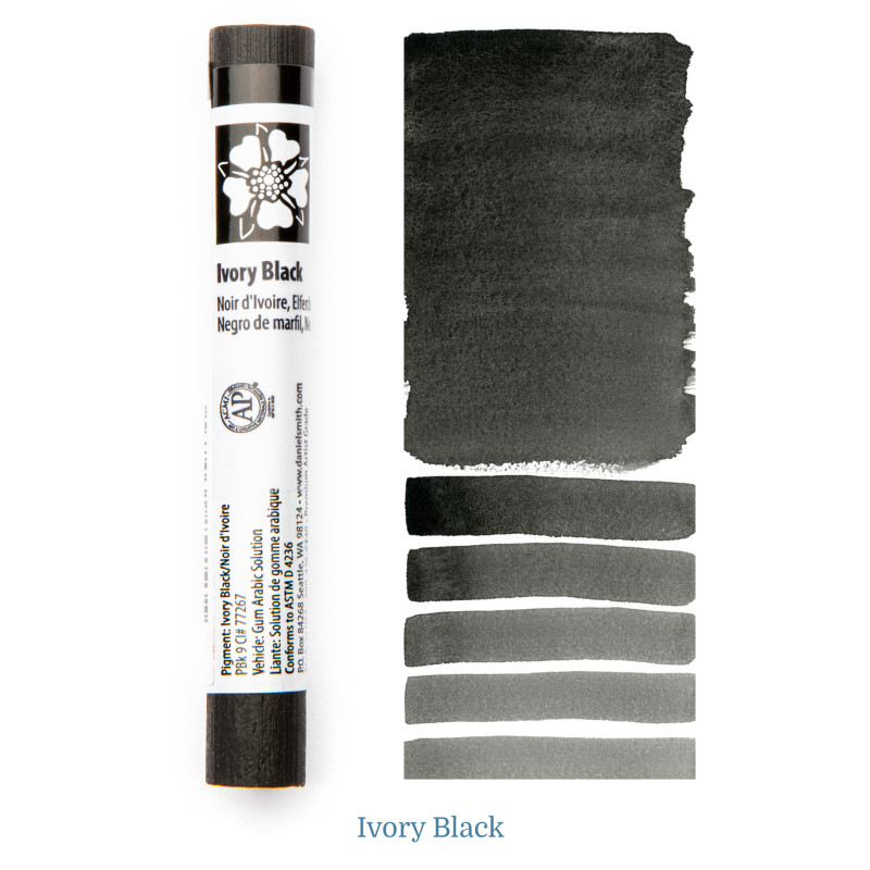 Noir d'ivoire - aquarelle extra-fine stick Daniel Smith