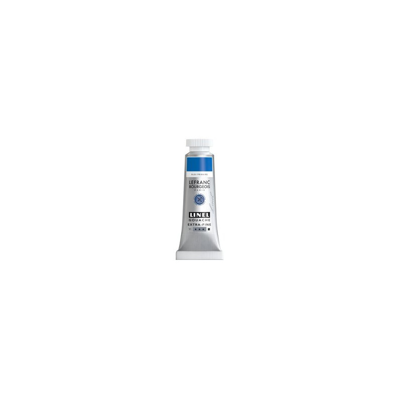 Bleu primaire - gouache extra fine Tube 14 ml Lefranc Bourgeois
