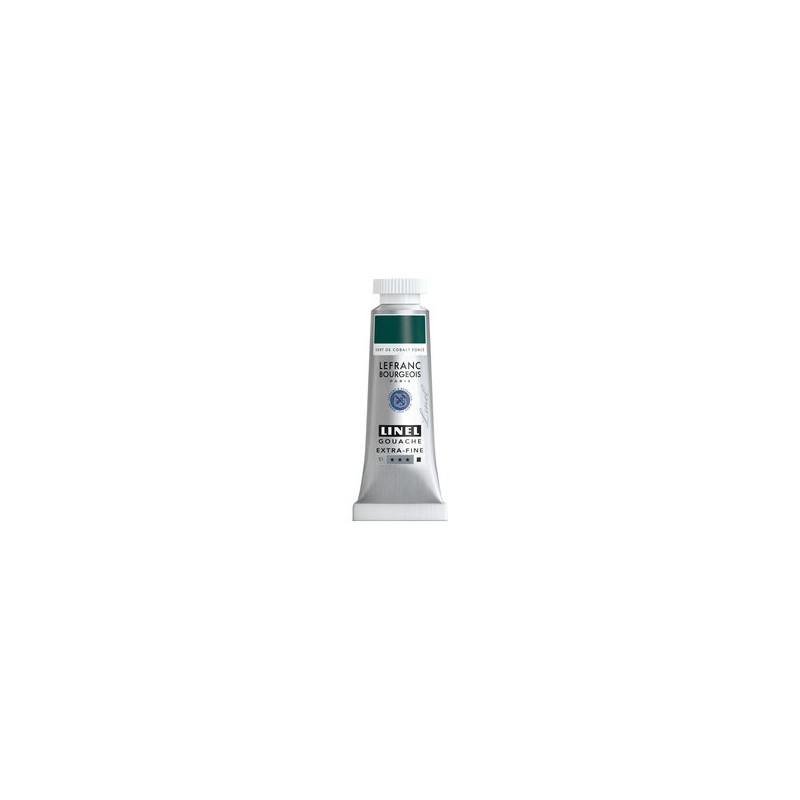 Vert de cobalt foncé - gouache extra fine Tube 14 ml Lefranc Bourgeois