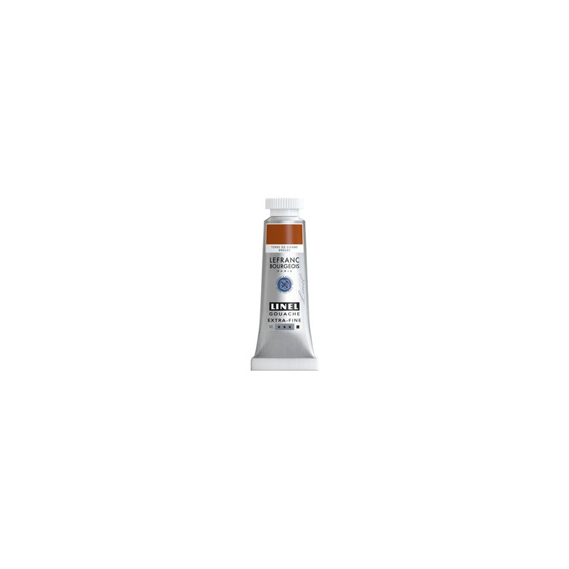 Terre de Sienne brûlée - gouache extra fine Tube 14 ml Lefranc Bourgeois