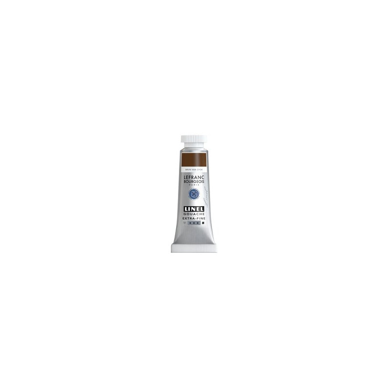 Brun Van Dyck - gouache extra fine Tube 14 ml Lefranc Bourgeois