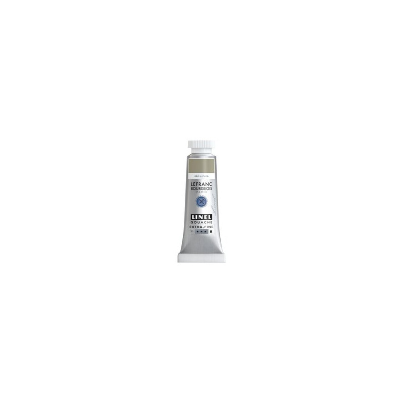 Gris lichen - gouache extra fine Tube 14 ml Lefranc Bourgeois