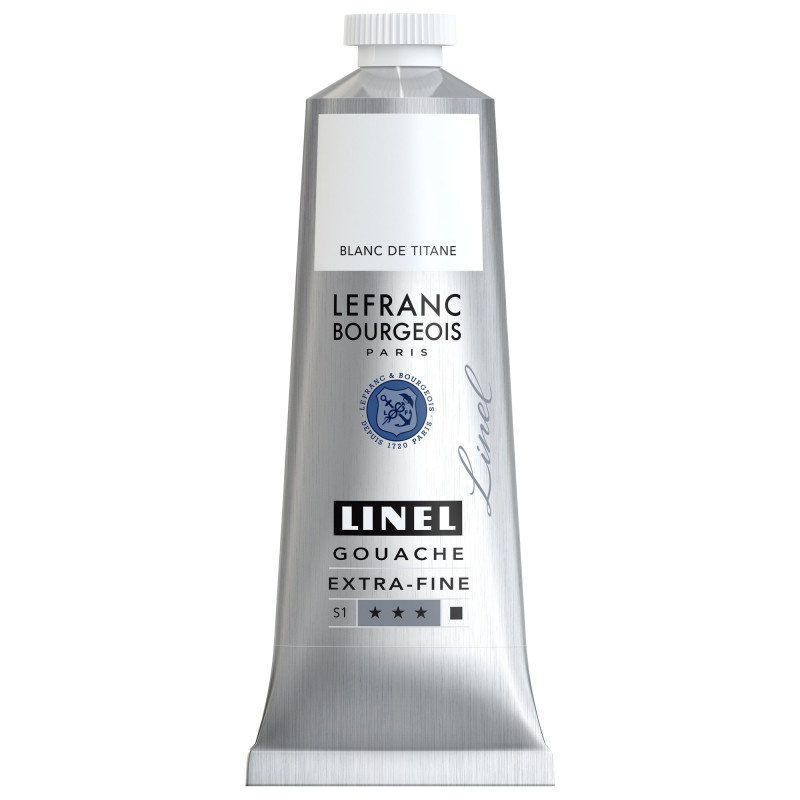 Blanc de titane - gouache extra fine Tube 60 ml Lefranc Bourgeois