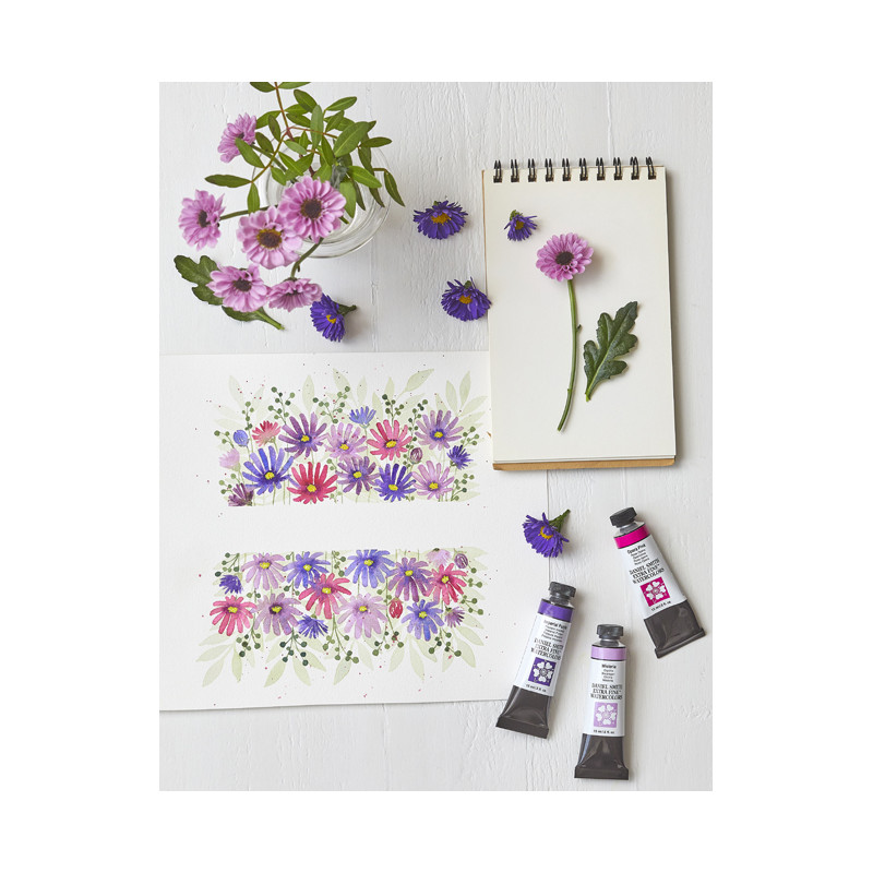 Aquarelle Fleurie au fils des saisons, Valérie Jay