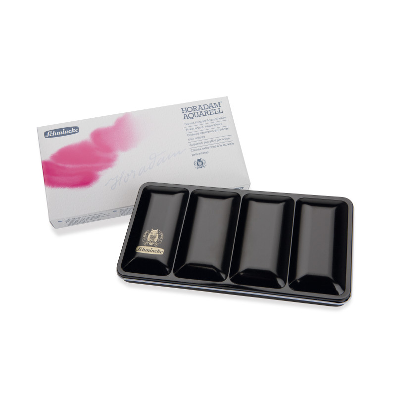 Boîte métal Schmincke Horadam Aquarell 10 tubes de 15 ml