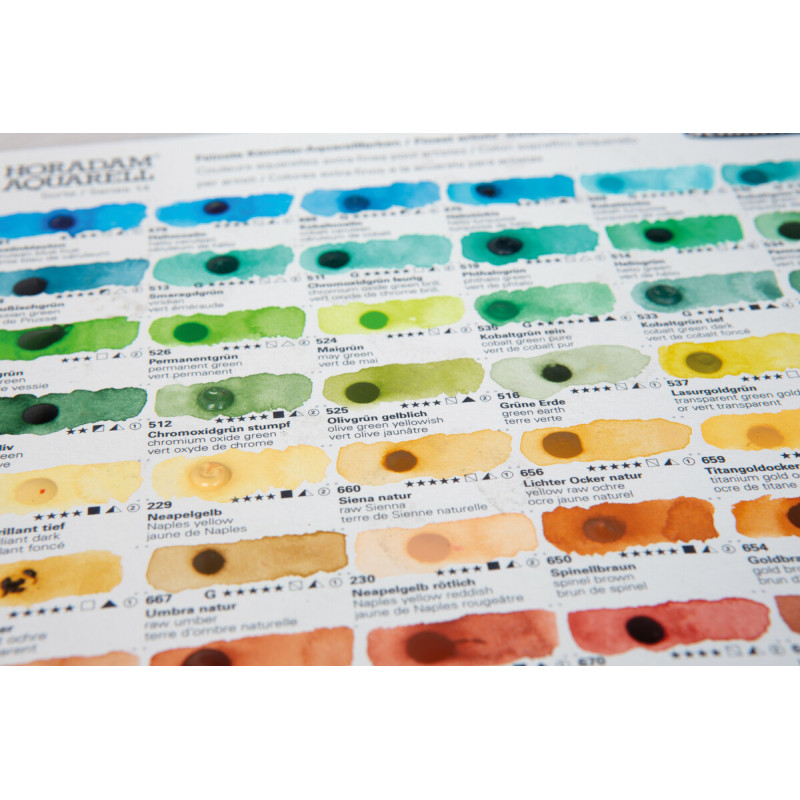 Dot Card de 140 couleurs peignable Schmincke