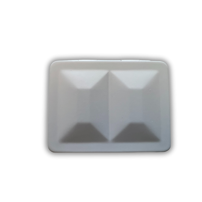 Coffret aquarelle vide de voyage blanc en métal laqué 8 ½ godets Fome