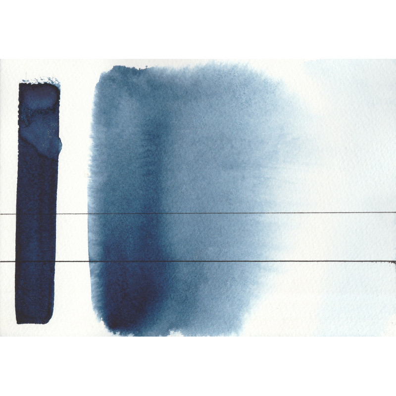 Teinte Indigo - Aquarelle Godet Roman Szmal Aquarius