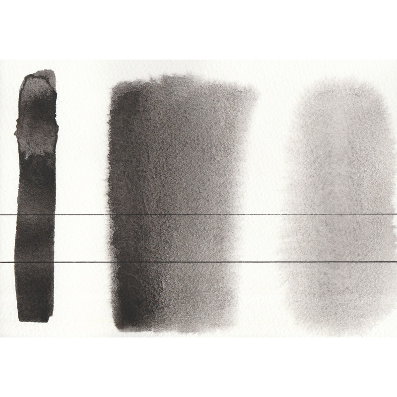 Noir ivoire - Aquarelle Godet Roman Szmal Aquarius